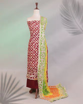 Chiffon dupatta with delicate gota detailing – Zaylia by Highway Fashion